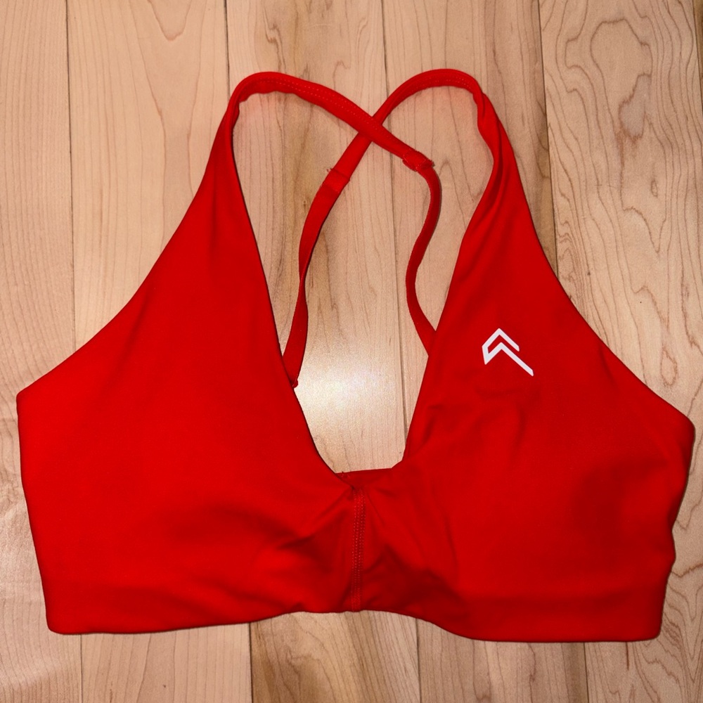 Oner Active Unified Micro Bralette in Muscle Mommy Red (SOLD OUT ONLINE) - Picture 4 of 6